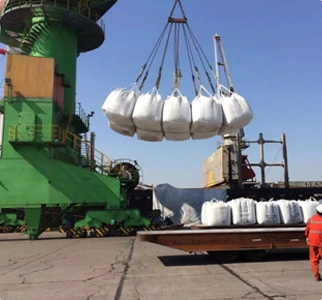 Jumbo bag with PE liner with uv-proof and anti-aging which conforms to GB/T10454 and EN ISO 21898.